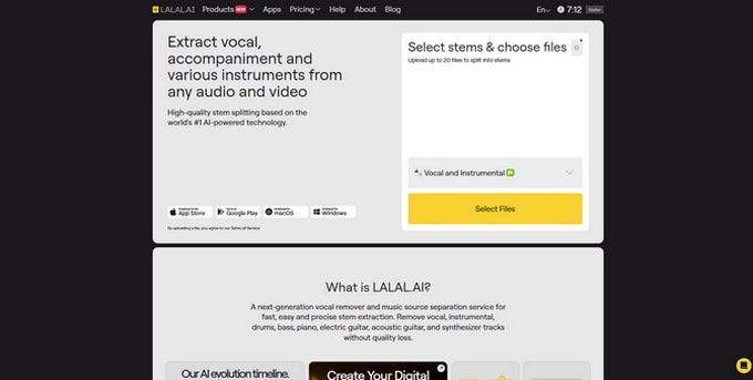 06 LALAL.AI acapella maker